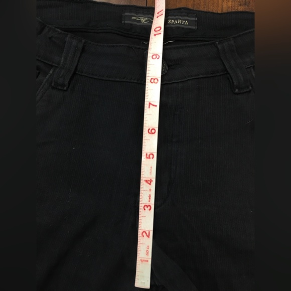 SPARTA DENIM JEANS Black Men’s Size 33 Button Fly *Hemmed*. - Picture 8 of 15